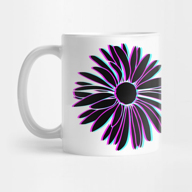 Daisy Flower glitch 3d by GeekCastle